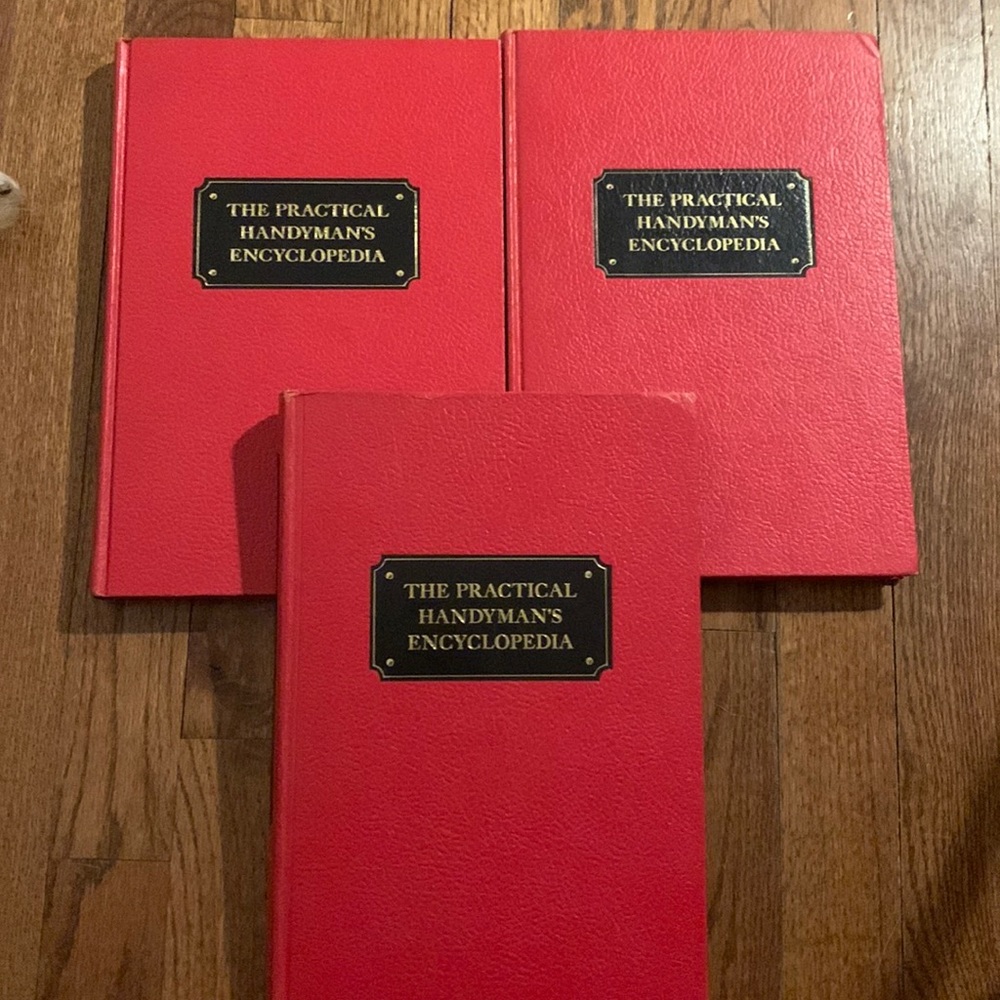 THE PRACTICAL HANDYMAN’S ENCYCLOPEDIA, 3 Volumes - Vintage